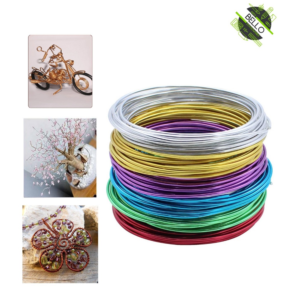 【DIY CRAFT】Aluminum Wire For Diy, Cart and Craft ( 1.5mm / 10 Meter ...