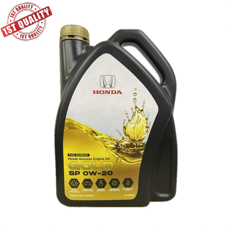 08234-P99-A4PMD Honda SP 0W20 Fully Synthetic Engine Oil (4Liter ...