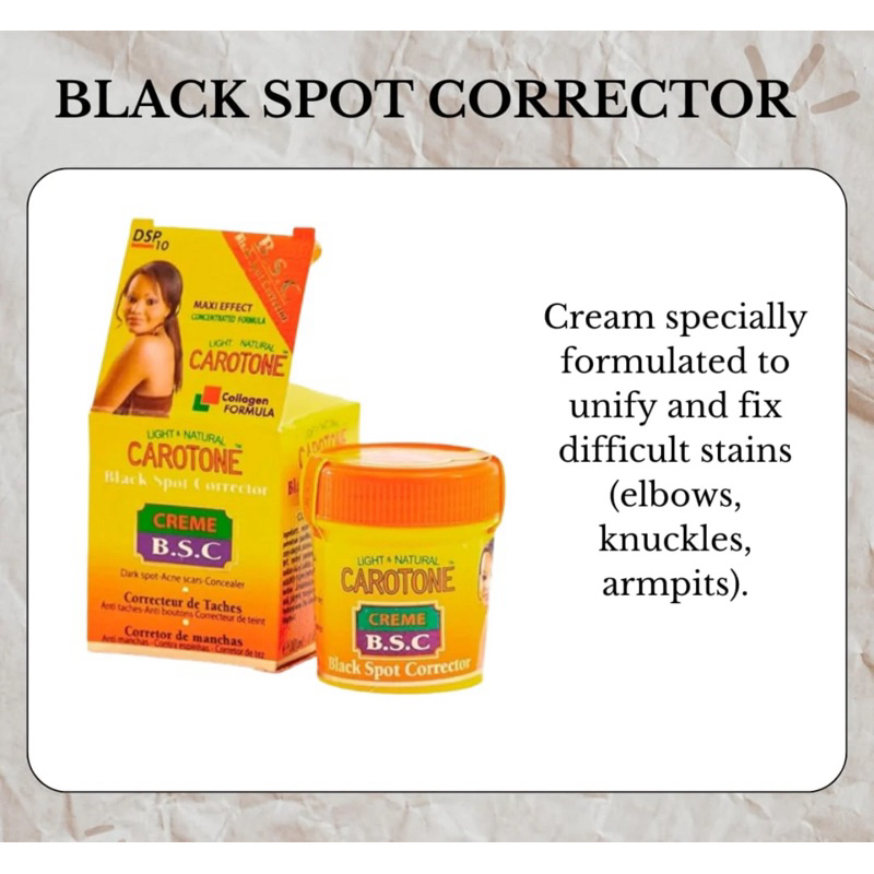 Original Carotone Black Spot Corrector cream 30ml | Shopee Malaysia