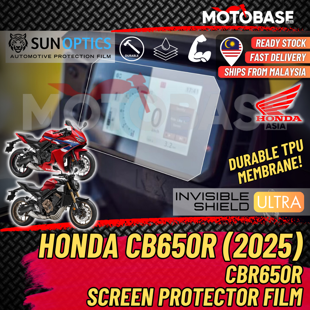 Honda CBR650R CB650R (2025+) Meter Screen Protector TPU Film CBR CB 650 ...