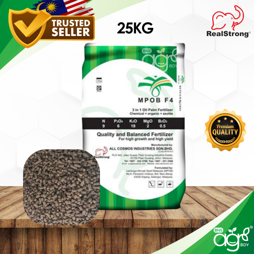 [25KG] AgroBuddy x Real Strong Baja Kelapa Sawit MPOB F4 Bio-Chemical ...