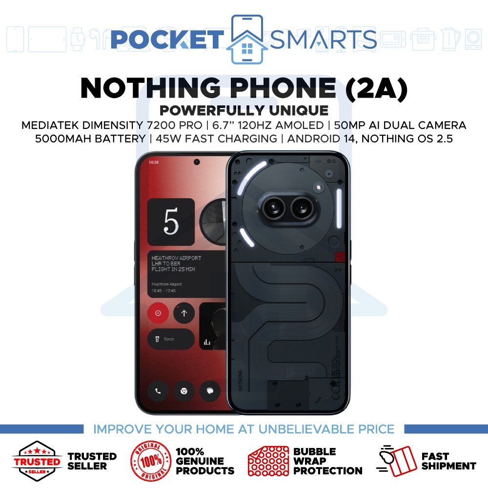 [Special Promo] Nothing Phone 2A (256GB ROM | 12GB RAM) 1 Year Nothing ...