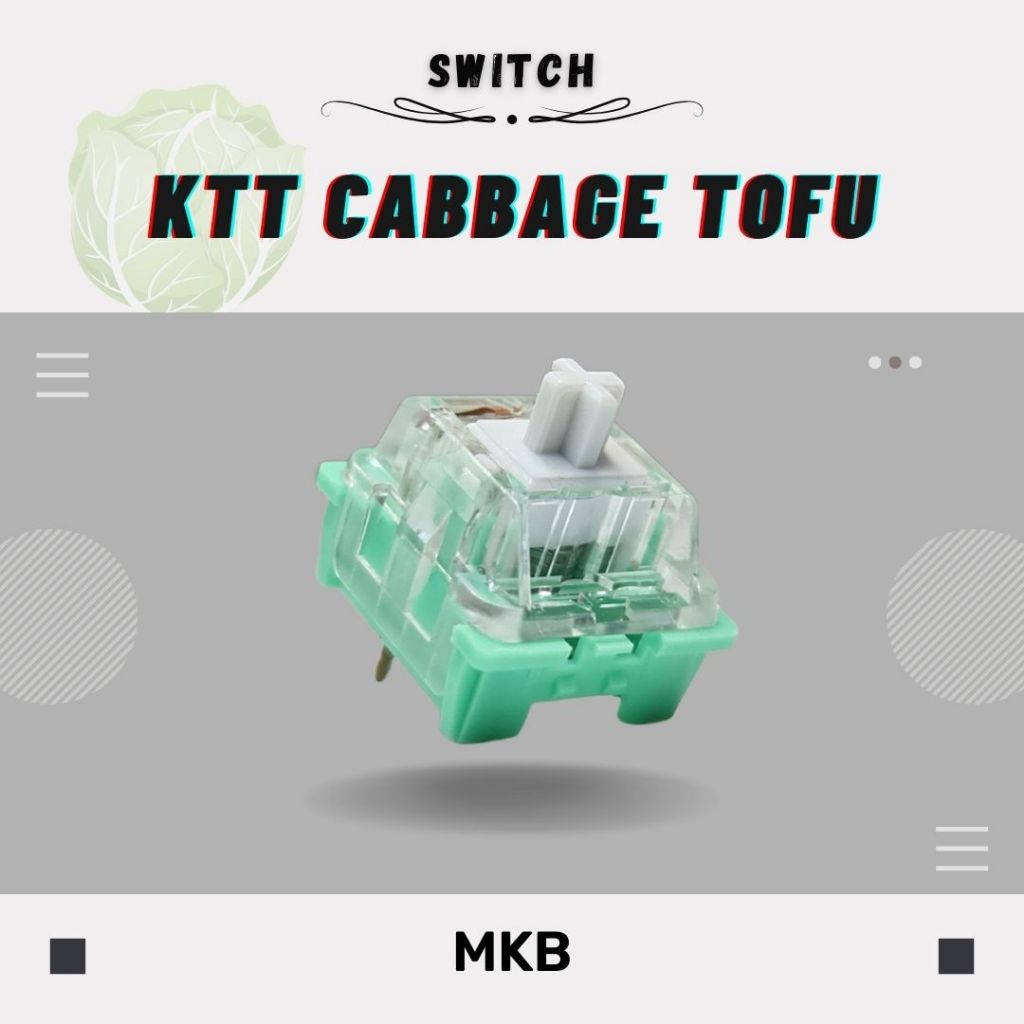 MKB KTT Cabbage Tofu Linear Switch for Mechanical Keyboards | Shopee ...
