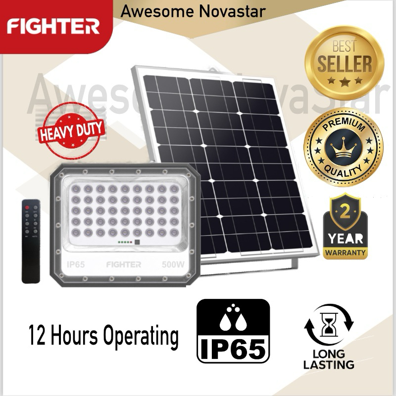 Fighter Premium Solar LED Spot Light 100W /200W/300W/400W/500W High ...