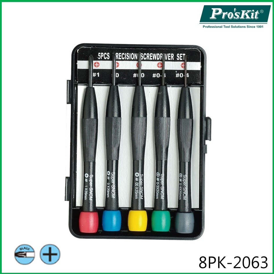Pro'sKit 8PK-2063 5Pcs Precision Screwdriver Set | Shopee Malaysia