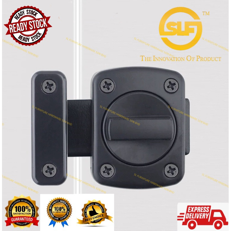 SLF High Quality SDH-3880 Rotate Big Bolt Gate Latch Door Slide Lock ...