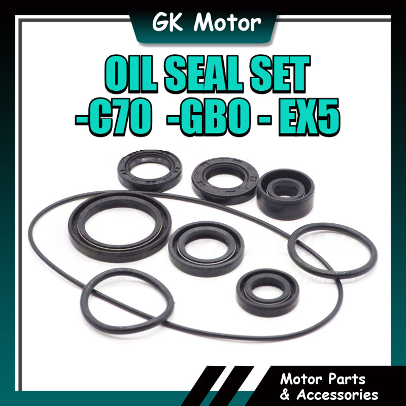 GBO EX5 HP EX5 DREAM WAVE100 OIL SEAL SET GETAH OIL SEAL SET EX5 GBO ...
