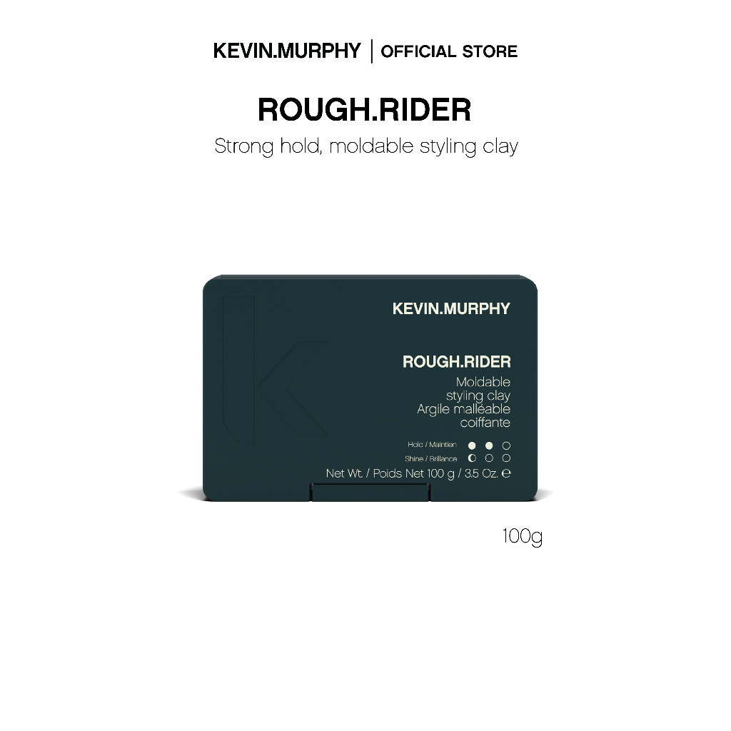 [KEVIN.MURPHY] ROUGH.RIDER Strong Hold, Moldable Styling Clay (30g/100g ...