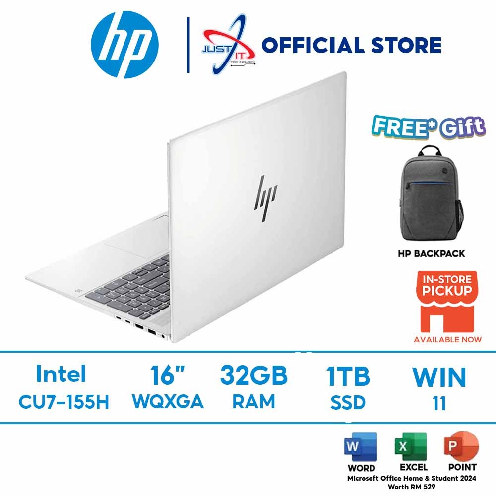 HP Pavilion Plus 16 Pollici &ndash; Intel Ultra 5 125H, 16GB RAM, 512GB SSD, Windows 11, Ricondizionato HP
