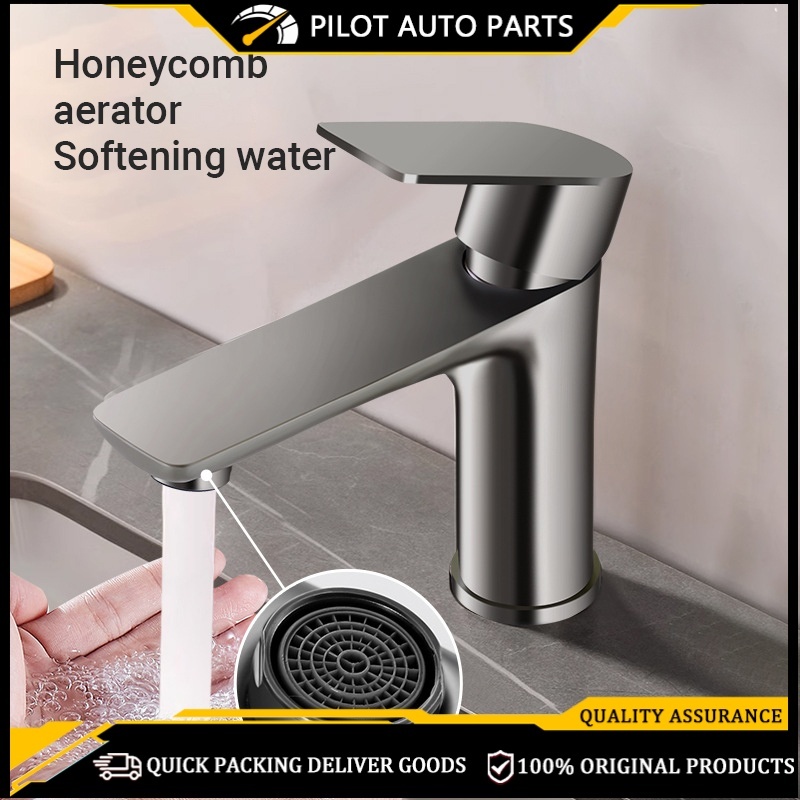 304 Stainless steel Single Cold Basin faucet Hand wash sink faucet ...