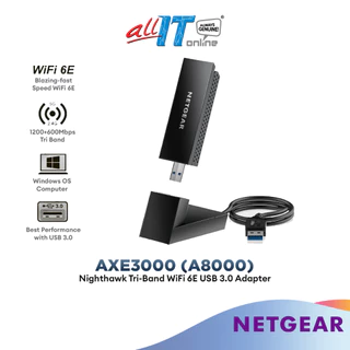 Netgear Nighthawk® Tri-Band AXE3000 WiFi 6E USB 3.0 Adapter