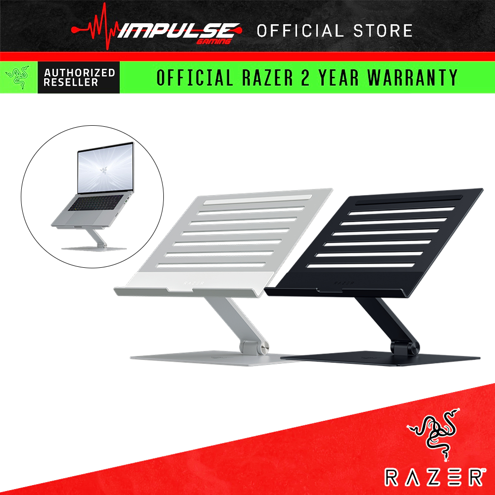 Razer Adjustable Aluminum Stand for Laptop - Black / Mercury | Shopee ...