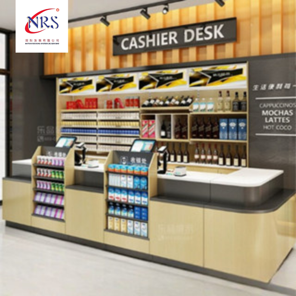 💎QUALITY CONTROL💎CHECKOUT RECEPTION COUNTER HIGH QUALITY WOODEN CASHIER ...