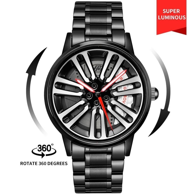 SHIFT Range Rover 360° Spin Original Custom Sport Rim Mens Watch ...