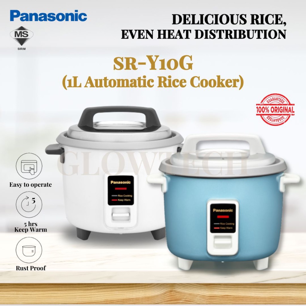 (NEW) PANASONIC 1L Conventional Rice Cooker SR-Y10G / 5.5-Cup Rice ...