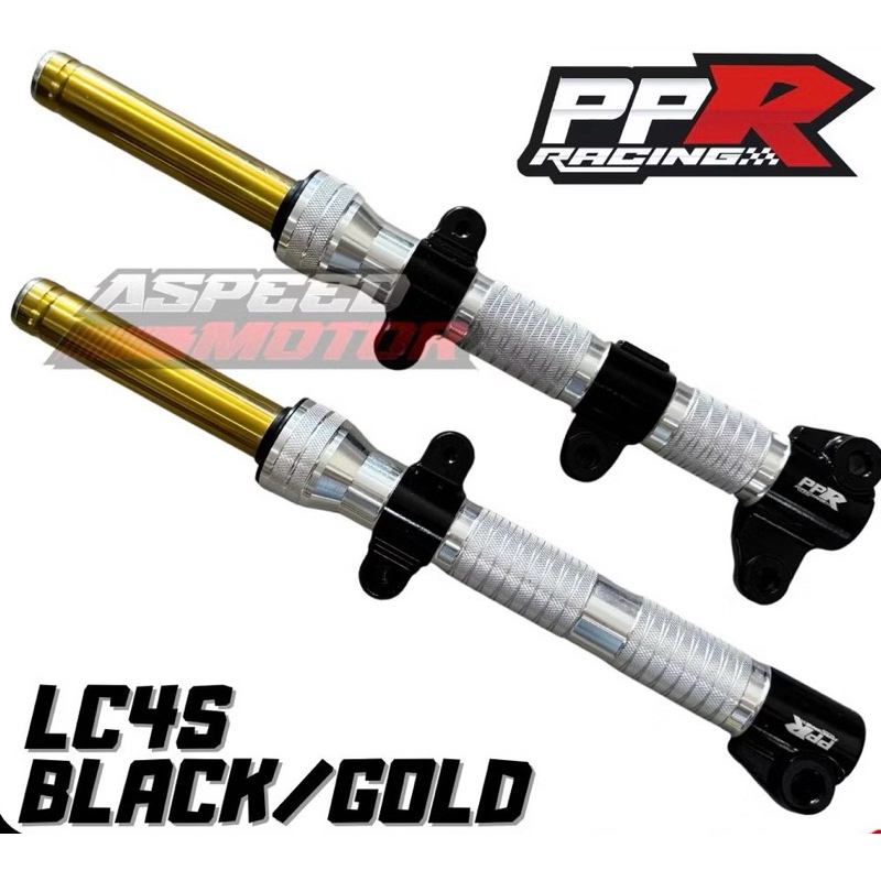 PPR RACING CNC FORK LAY PNP ONLY GOLD SILVER LC135 LC4S | Shopee Malaysia