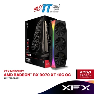 XFX Mercury AMD Radeon RX 9070XT OC 16GB RGB GDDR6 Graphics Card | RX-97TRGBBB9