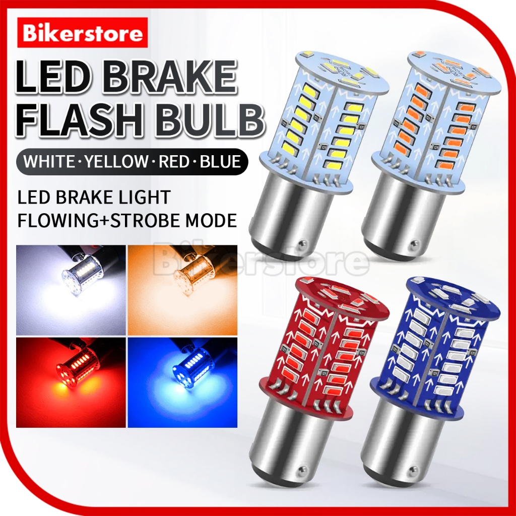 LED Tail Light Flash Bulb 1157 LED Strobe Signal Blinker Stop Brake ...