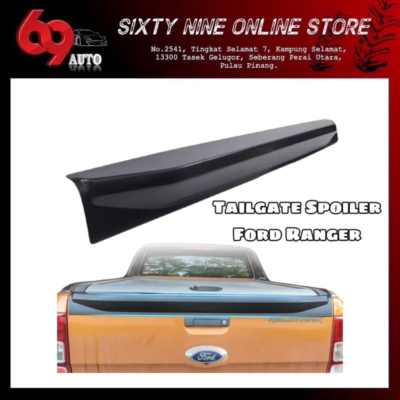 Tailgate Spoiler / Trunk Spoiler Ford Ranger T6 T7 T8 | Shopee Malaysia
