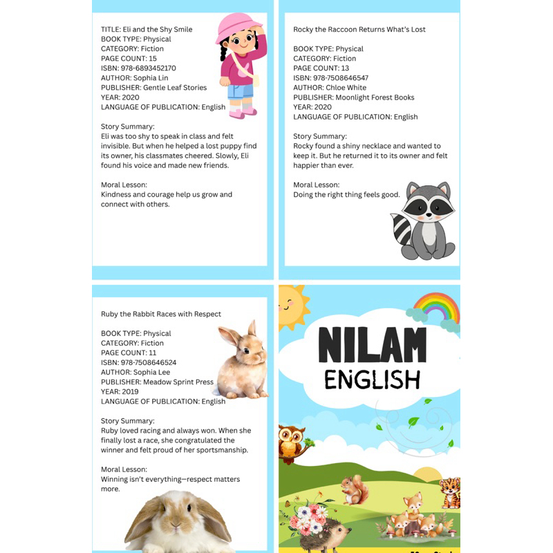 Nilam 小学华语 Bm Bi 50本故事书 Shopee Malaysia