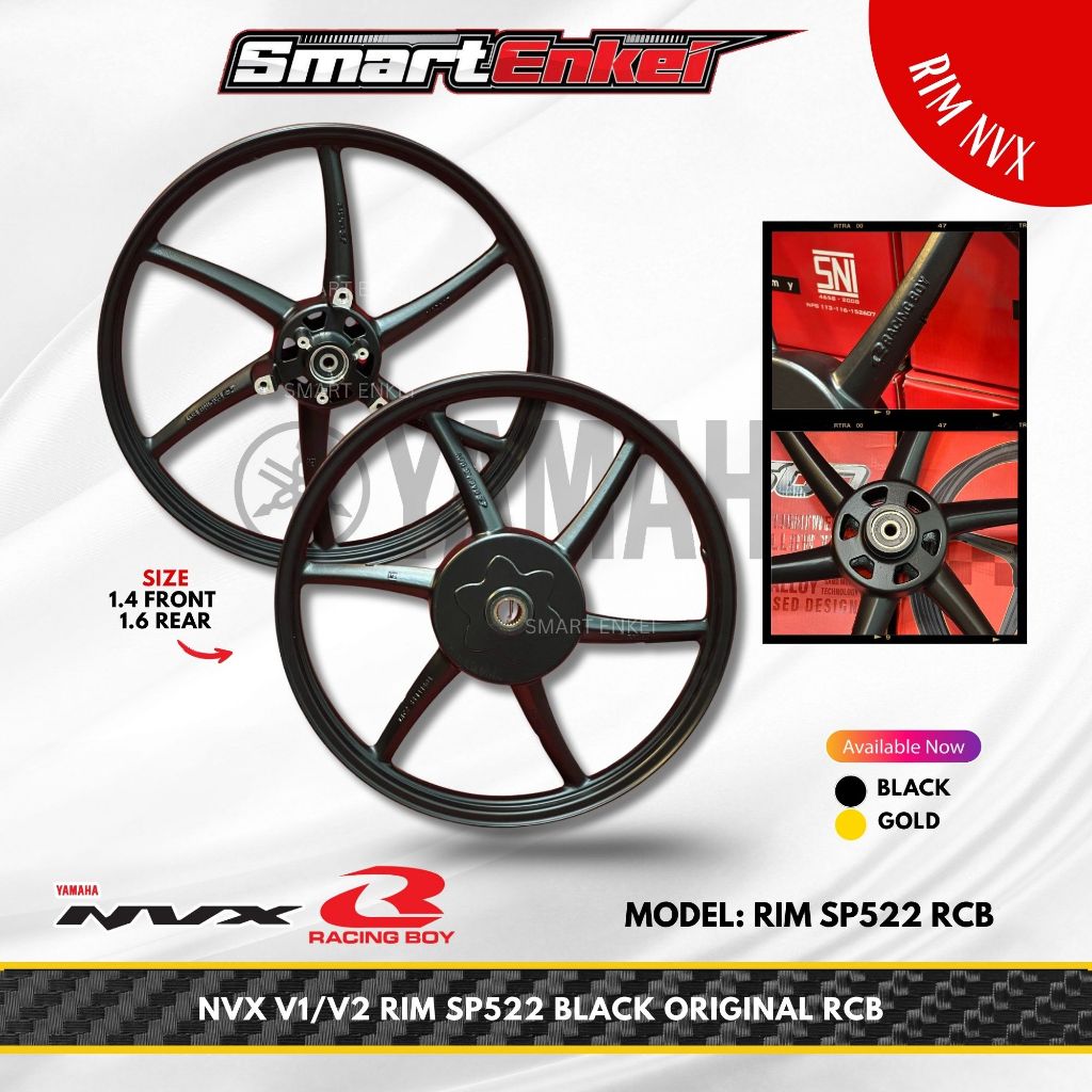 NVX V1/V2 RIM SP522 HITAM ORIGINAL RCB | Shopee Malaysia