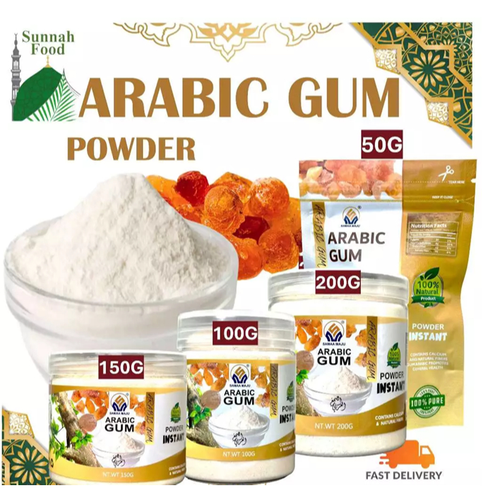 Arabic Gum Powder Original 100 % Acacia Gum | Shopee Malaysia
