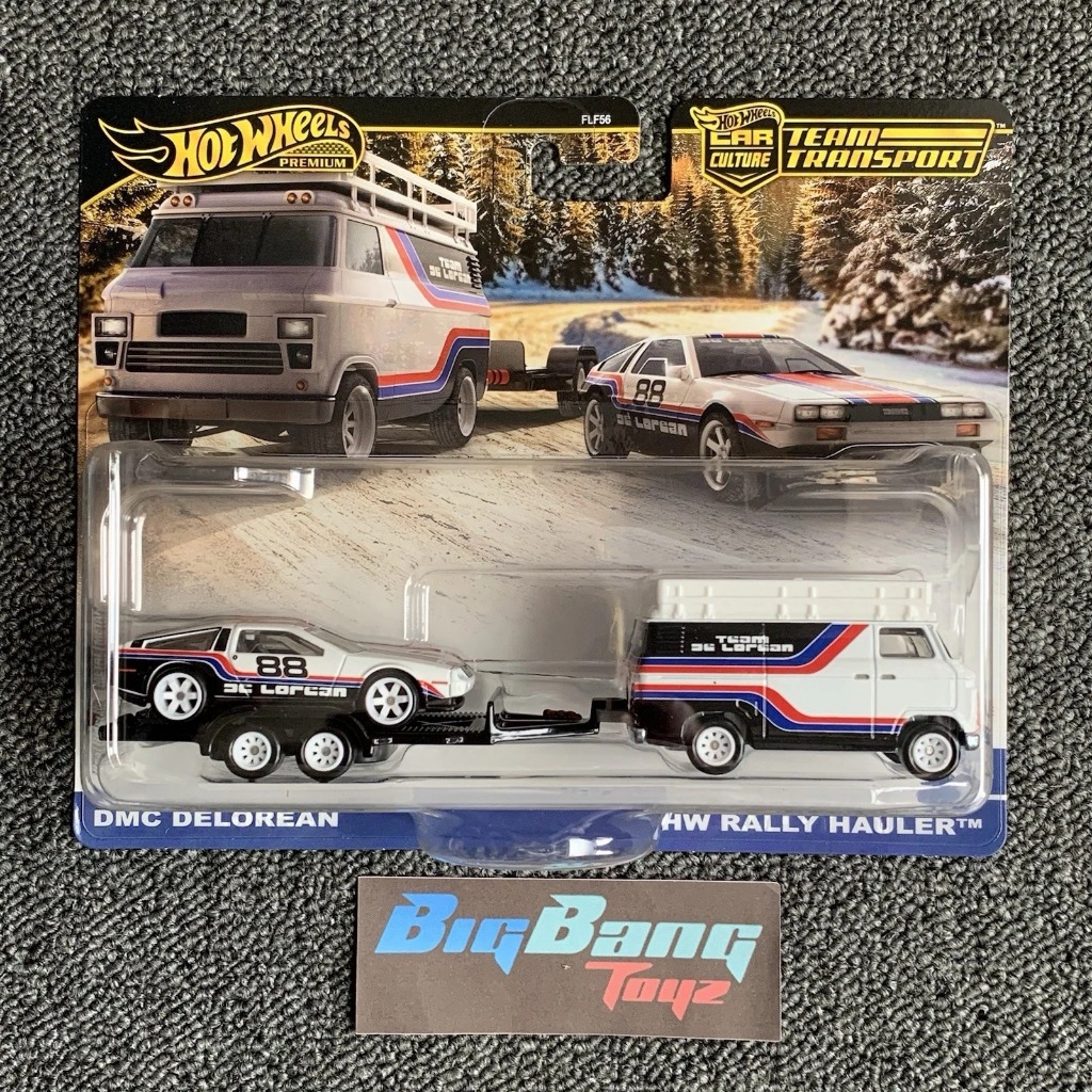Hot Wheels Team Transport Dmc Delorean Hw Rally Hauler 2025 | Cuotas sin interés