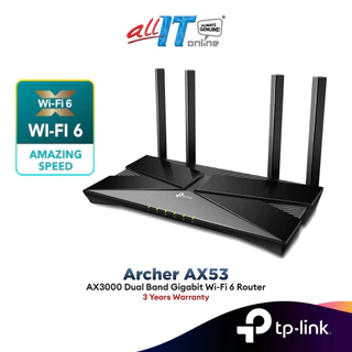 TP-Link Archer AX53 AX3000 WiFi 6 Gigabit Dual Band Wireless Wi-Fi 6 Router compatible OneMesh (AX50/AX23/AX10)
