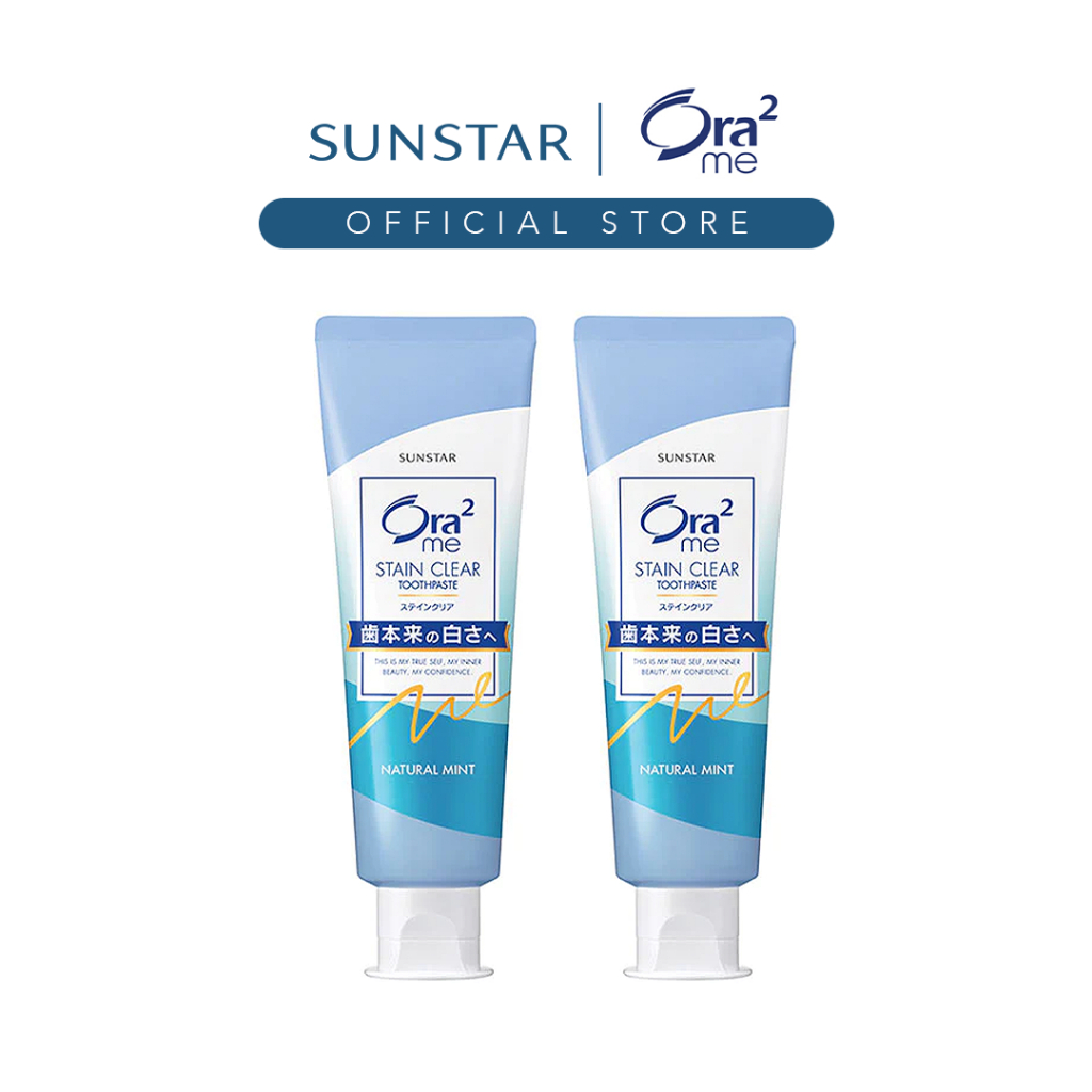 [Twin Pack] Ora2 me Stain Clear Toothpaste | Shopee Malaysia
