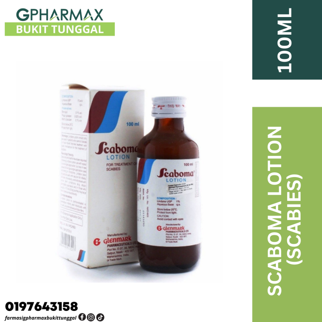 SCABOMA LOTION 100ML (FOR TREATMENT OF SCABIES) | Shopee Malaysia