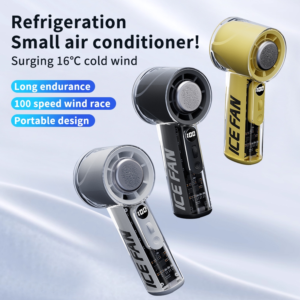 Handheld fan Portable bladeless mini fan Strong wind cool air ...
