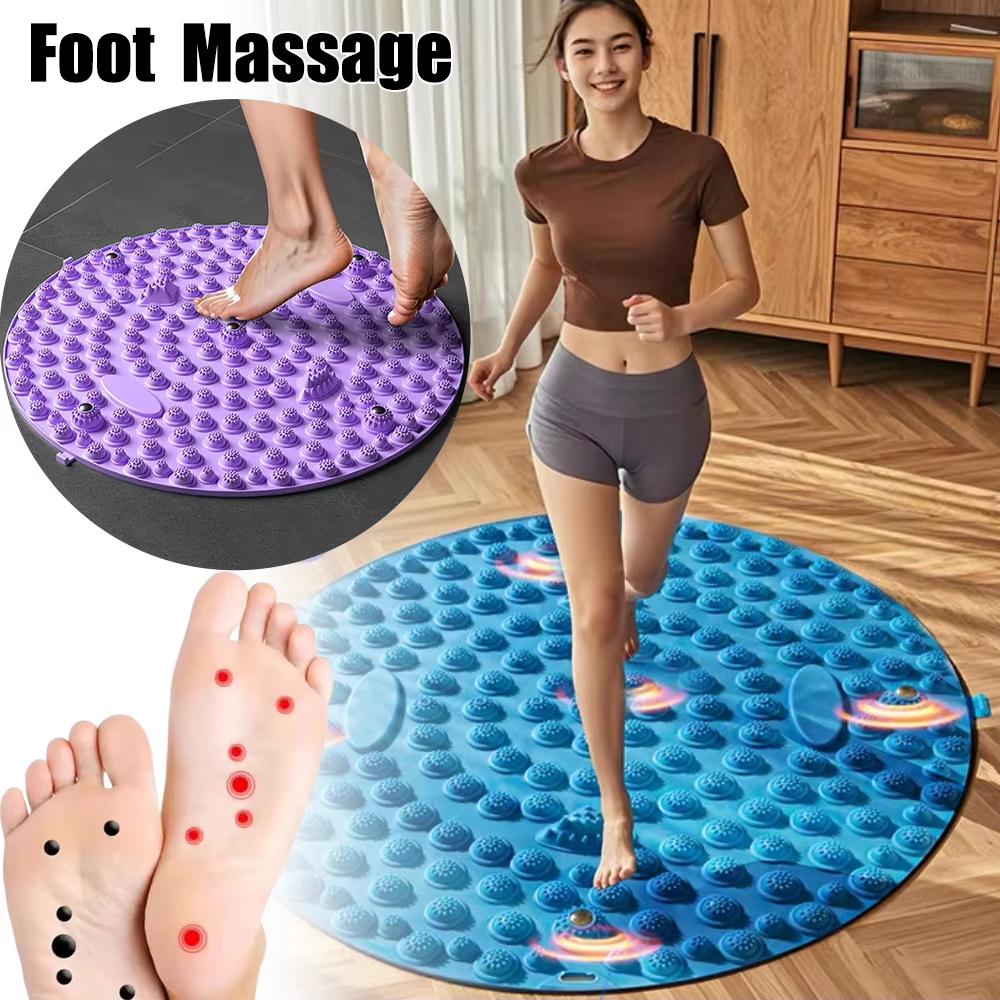 🇲🇾【Health-Stimulate Blood Circulation】㊙Foot Reflexology Mat finger ...