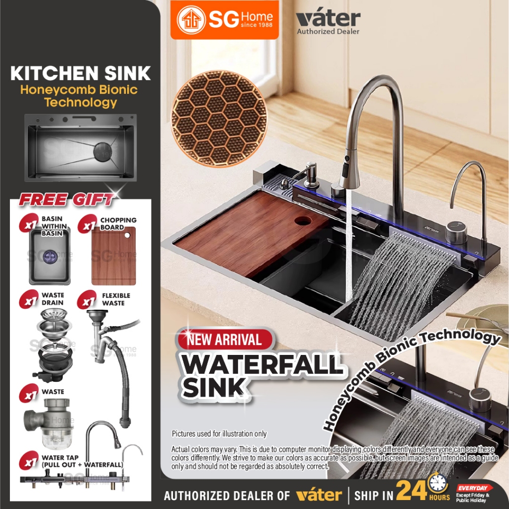 [NEW] Vater 7547 Premium Nano Sink Package Deals Stainless Steel Sinki ...