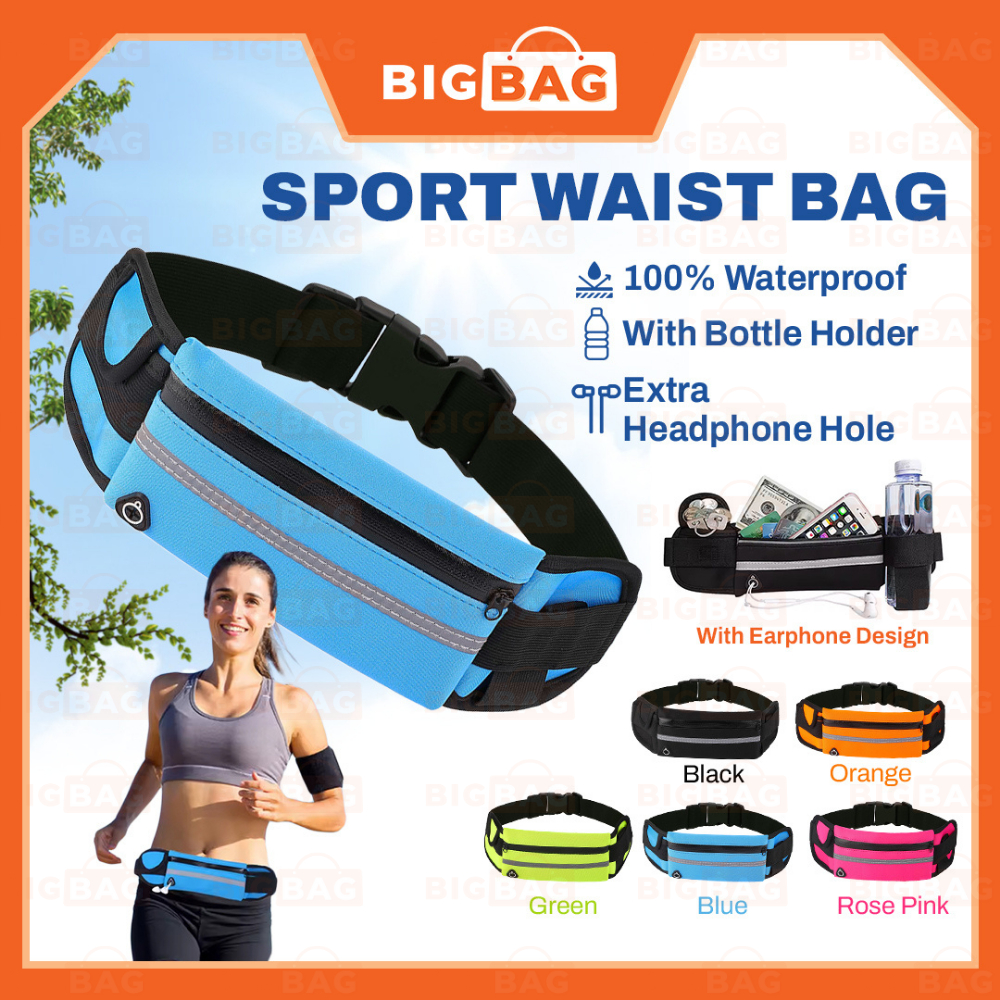 Running Waist Bag Running Bag Waterproof Beg Pinggang Running Pouch Beg ...