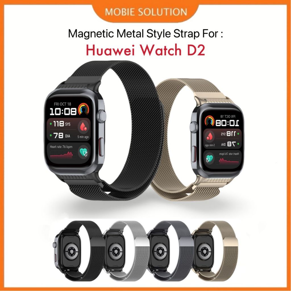 Metal Strap For Huawei Watch D2 Strap Magnetic Metal Stainless Steel ...