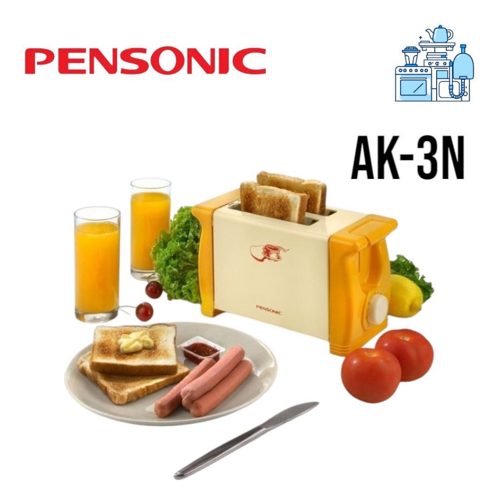 PENSONIC 2 SLICES TOASTER AK-3N | Shopee Malaysia