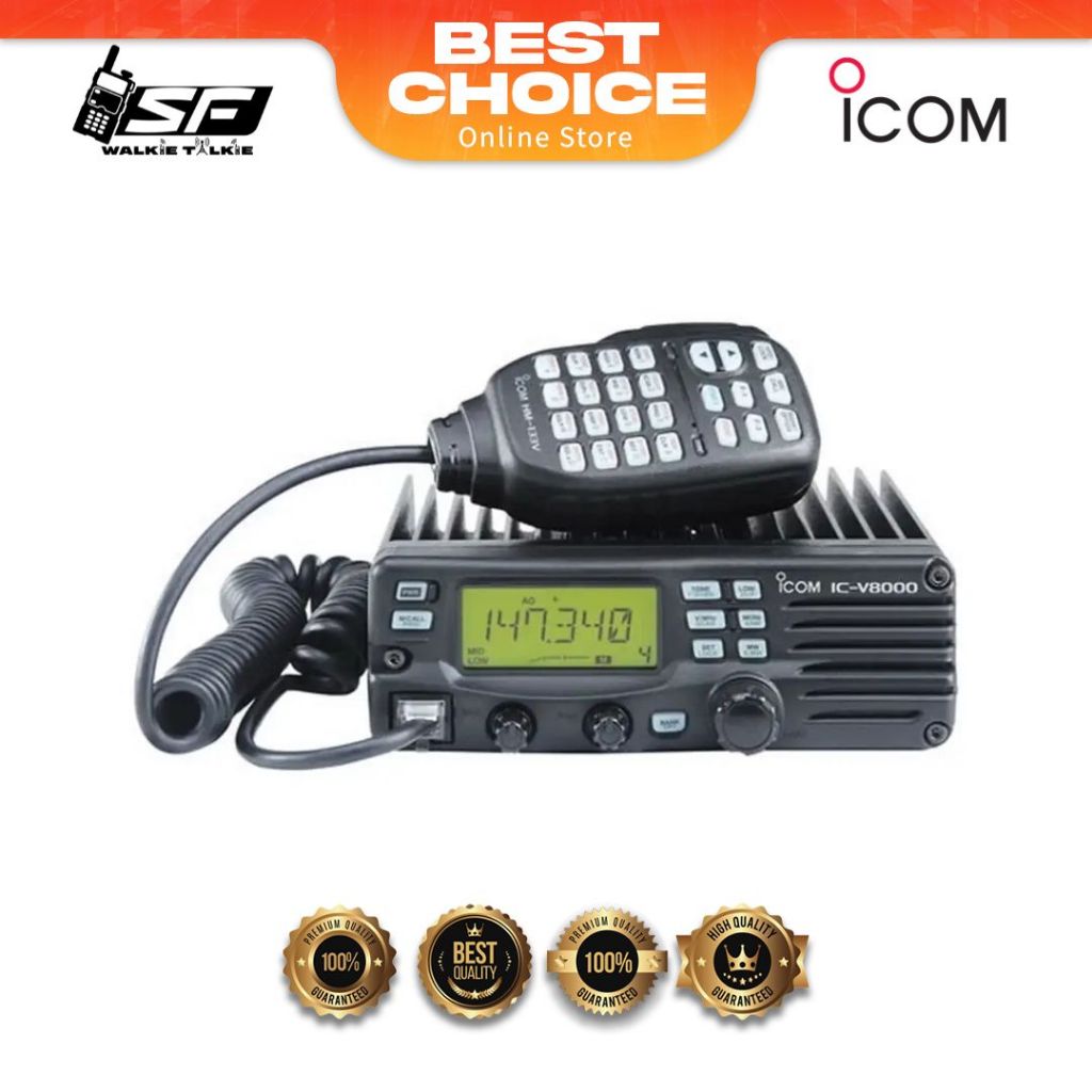 ICOM IC-V8000 75W VHF MOBILE RIG TRANSCEIVER | Shopee Malaysia