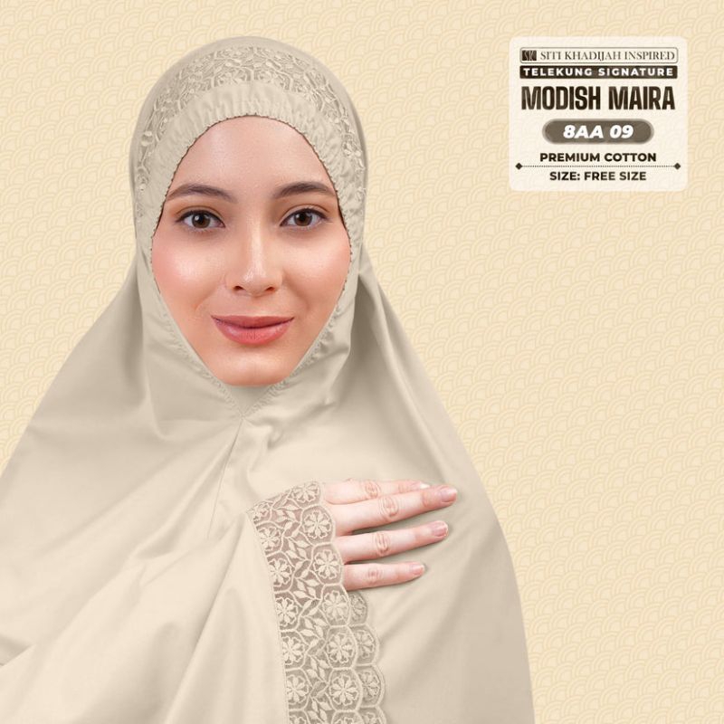 Telekung Cotton Premium Modish Maira Inspired | Shopee Malaysia