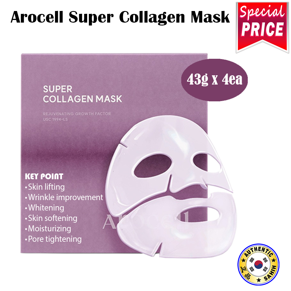 Arocell Mask Super Collagen Wrinkle Improvement Skin Softening ...