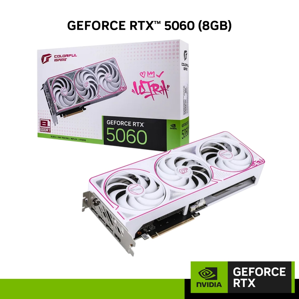 NVIDIA® Graphic Card Colorful iGame GeForce RTX 5060 Ultra W OC 8GB-V ...