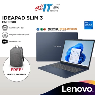 Lenovo IdeaPad Slim 3 16IRH10R 16" WUXGA Laptop (Intel® Core™ 5 210H | 16GB | 512GB SSD | Integrated Intel® Graphics)