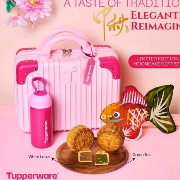 Moon cake Gift Set by Tupperware 🎎🎑 (pre-order, get on 09/9) | Shopee ...