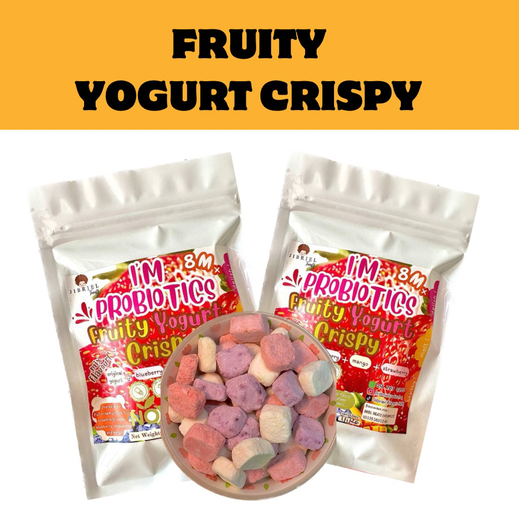 Jibriel Freeze Dried Fruity Yogurt Crispy Bites Baby Food 8M+ 15g ...