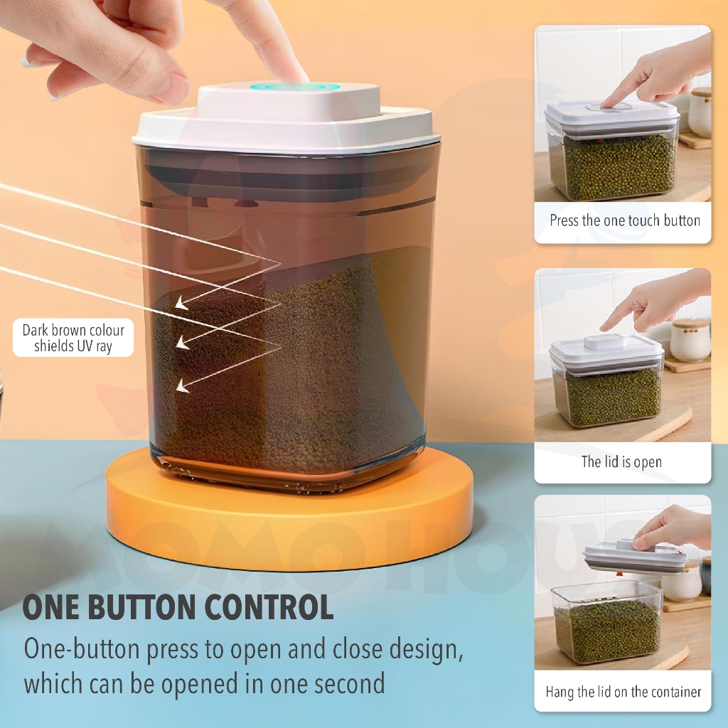 Airtight Container Bekas Susu Tepung Food Storage Container Kitchen ...