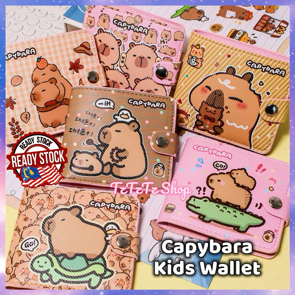 🇲🇾Ready Stocks Capybara kapy kid girl wallet Money Bag Coin