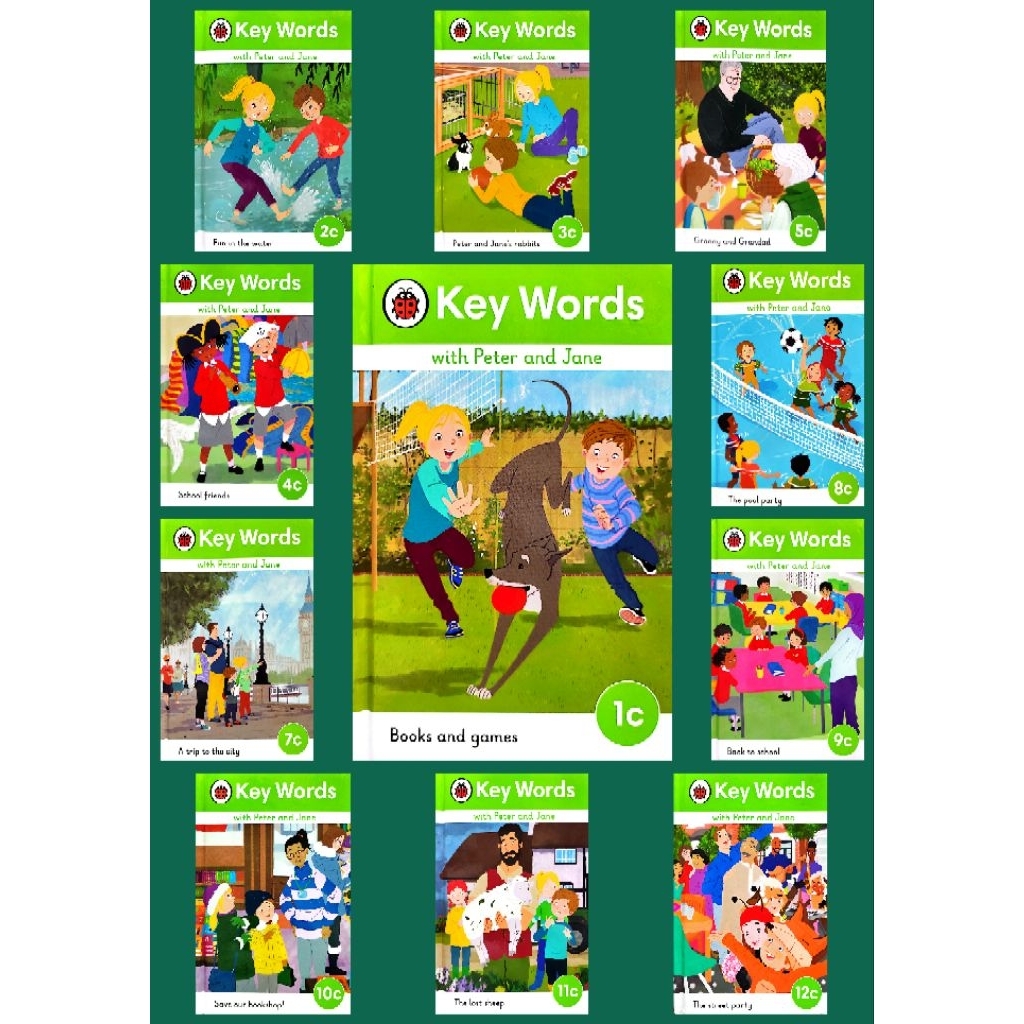 LadyBird Key Words with Peter and Jane *C Series* (Hard Cover, in