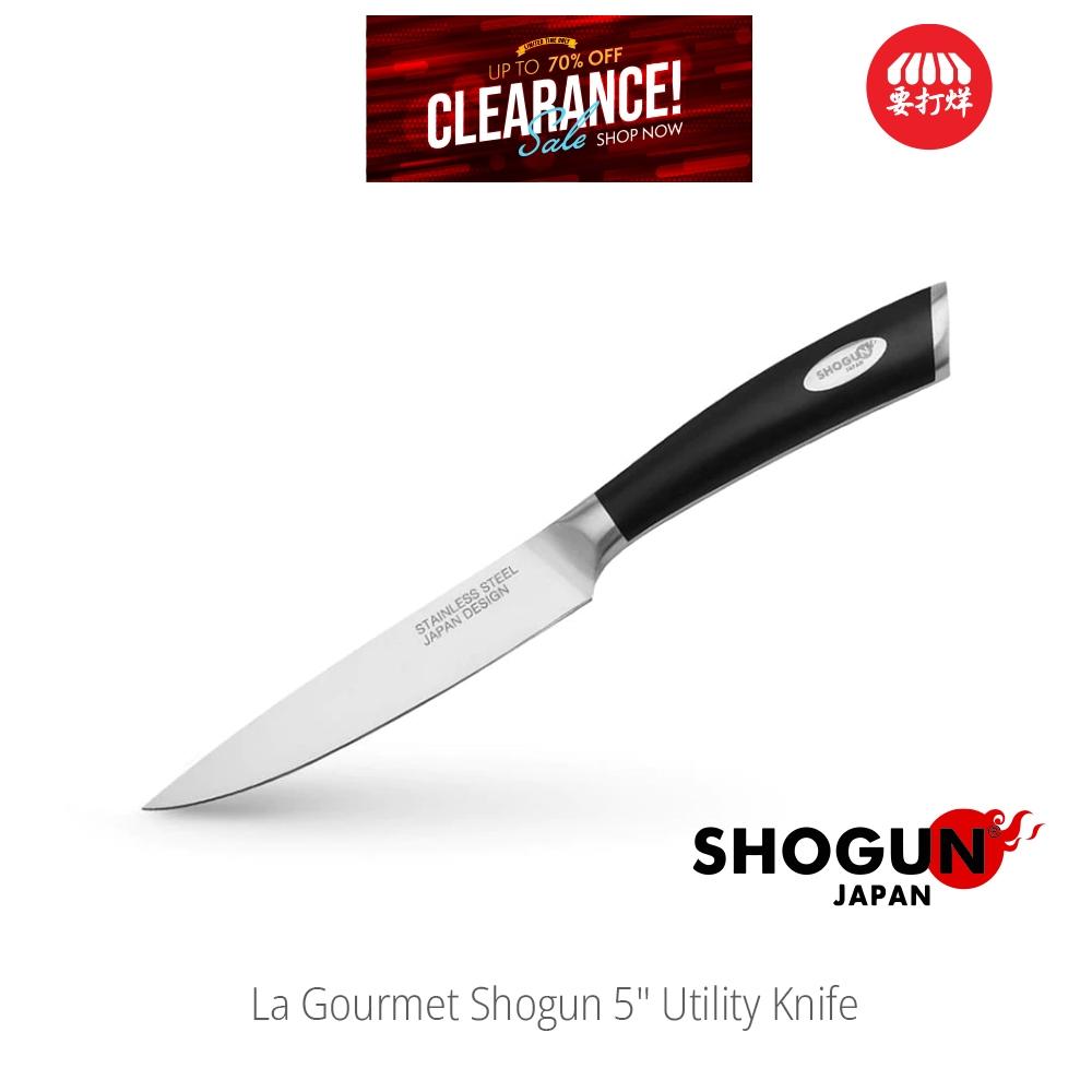 Shogun Utility Knife Stainless Steel Japan Design 12.5cm | Shopee Malaysia