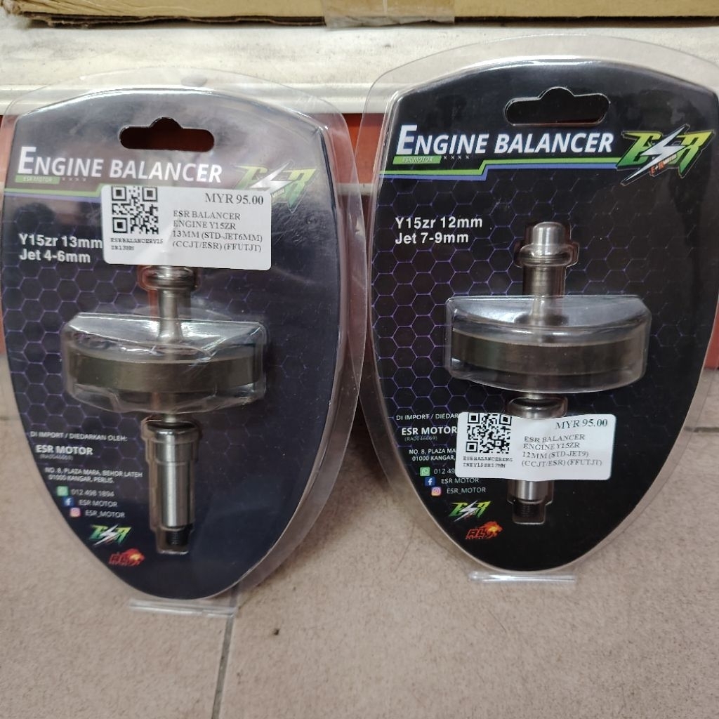 ESR ENGINE BALANCER Y15ZR 12MM 13MM | Shopee Malaysia