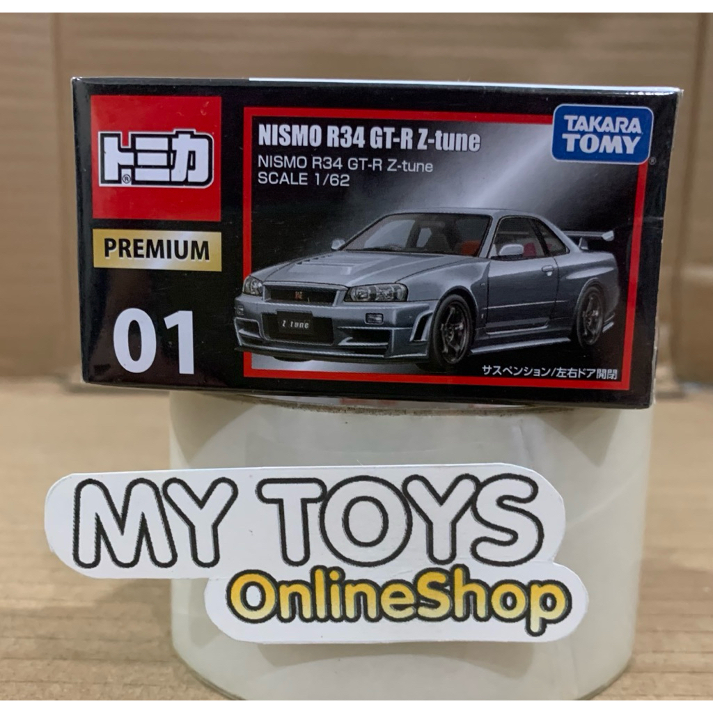 Tomica Premium 01 Nismo R34 GT-R Z-tune | Shopee Malaysia