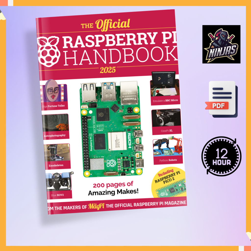 The Official Raspberry Pi Handbook 2025 | Shopee Malaysia